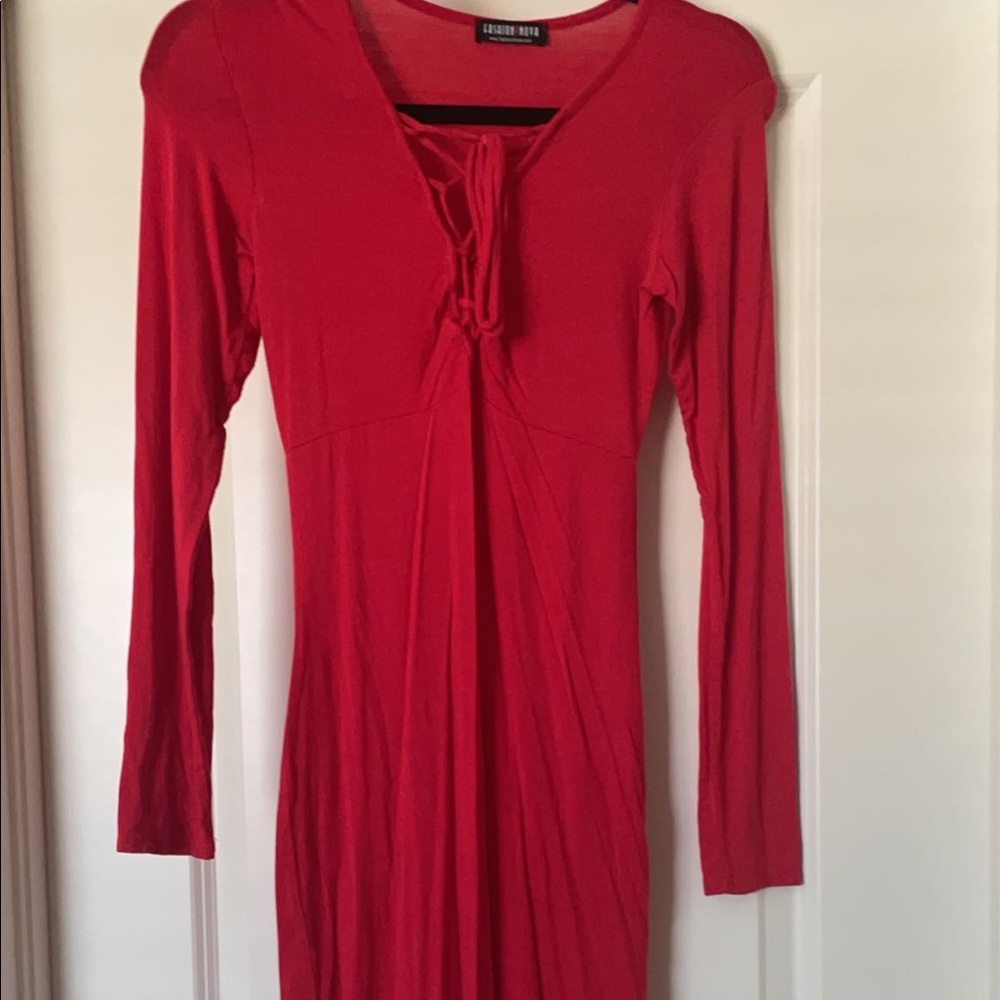 Fashion Nova red dress
